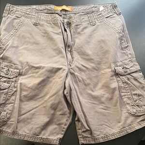 Lee Men's Cargo Shorts in Gray